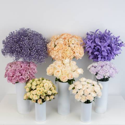 Pastels With Pizzazz Diy Flower Kit Stem - Image