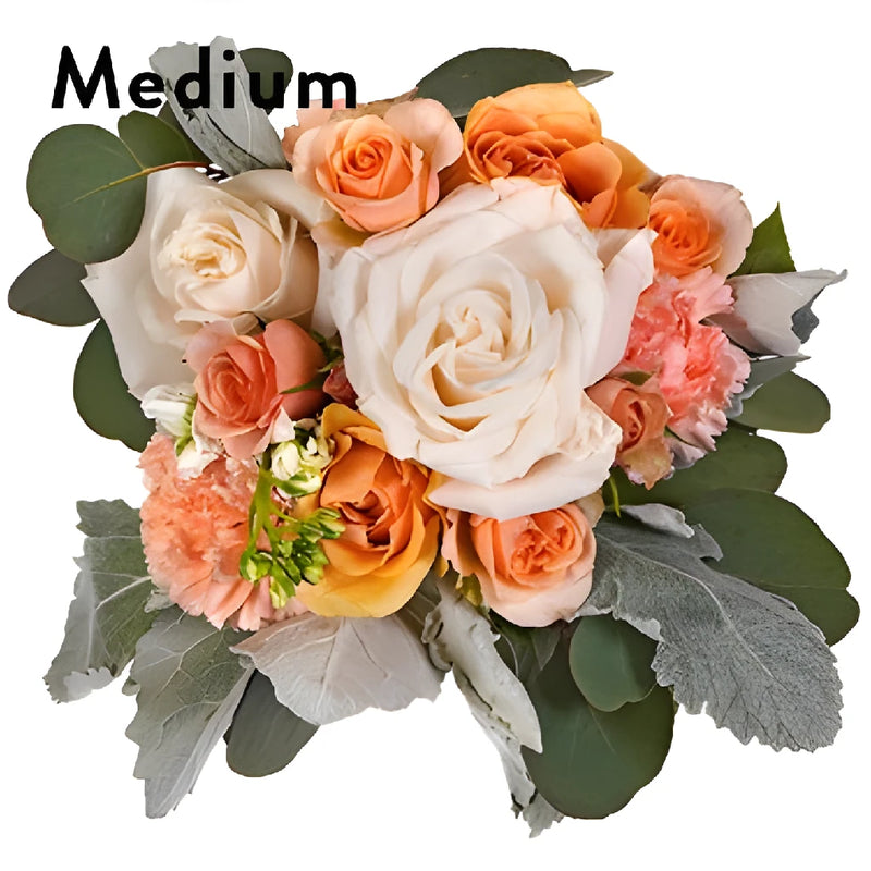 Peach Bulk Flower Centerpieces