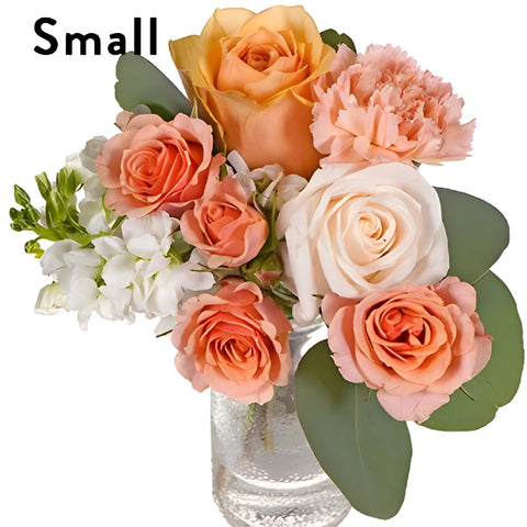 Peach Bulk Flower Centerpieces