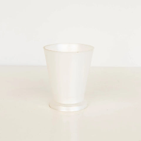 Pearl White Flower Vase Close Up - Image