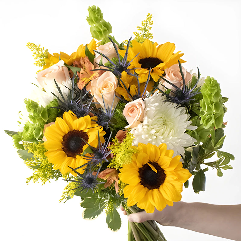 Lush Garden Sunflower Bouquet