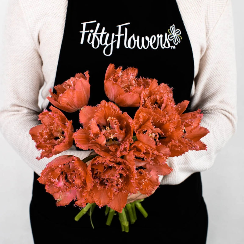 Petticoat Frill Fringed Tulip Apron - Image