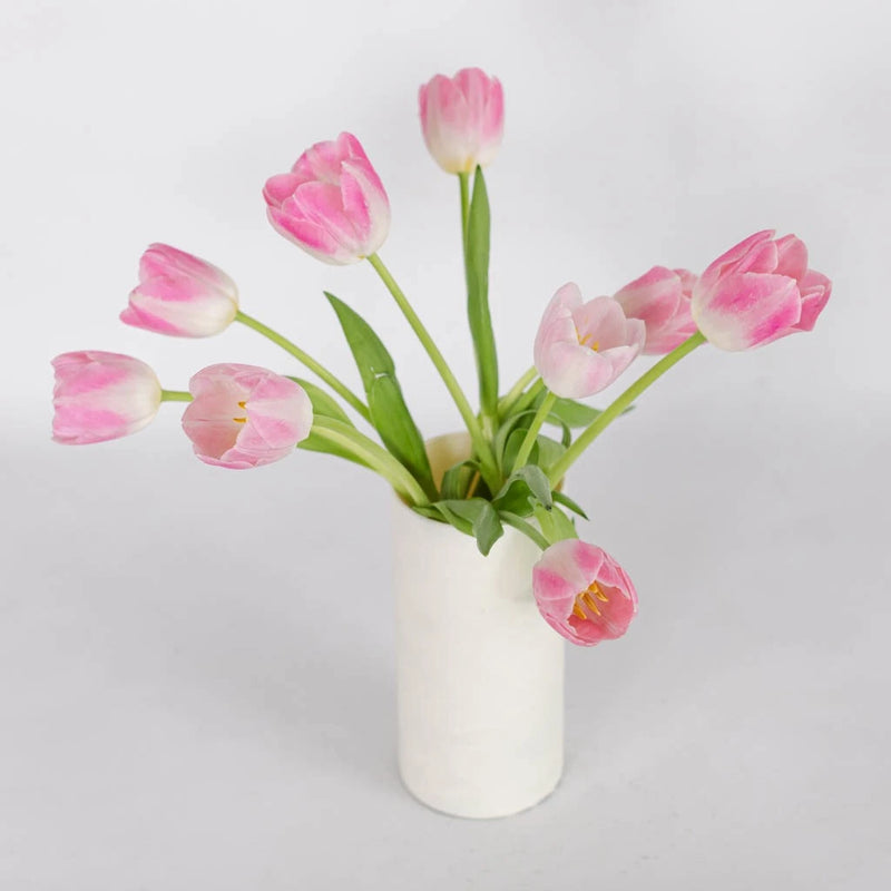 Pink Bulk Tulips Vase - Image
