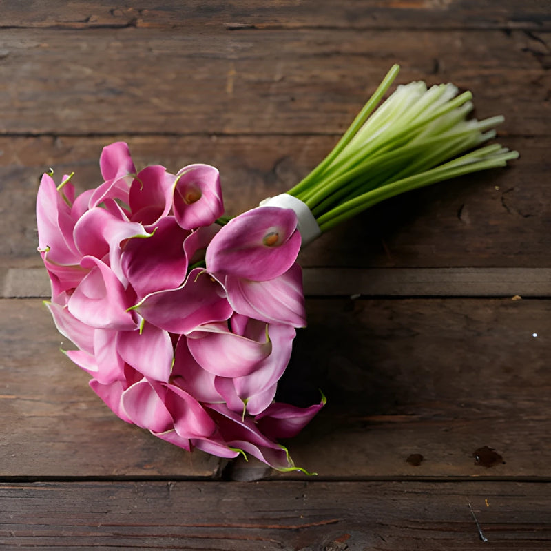 Pink Mini Calla Lily Centerpieces