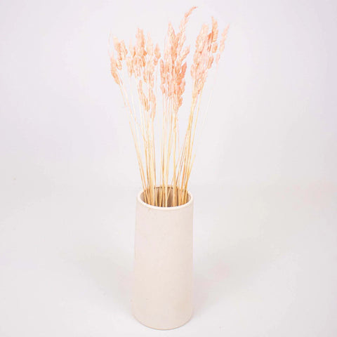 Pink Dried Orchad Flower Bunch in Vase