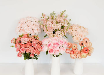 Pink Paradise Bouquet Bar Flower Kit Recipe - Image