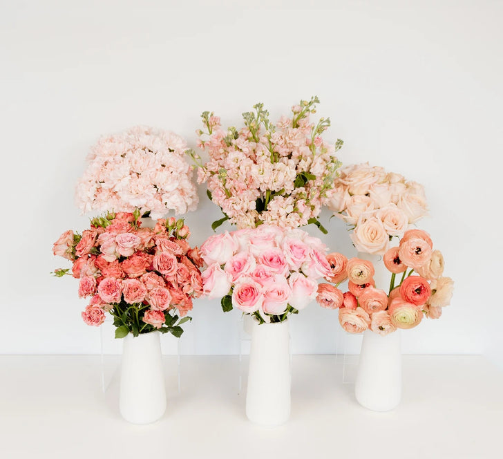 Pink Paradise Bouquet Bar Flower Kit Recipe - Image