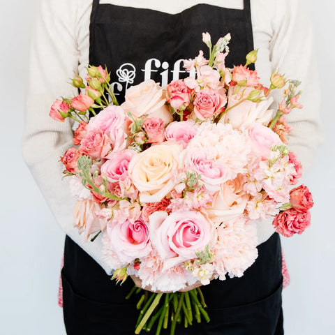 Pink Paradise Flower Bouquet Vase - Image