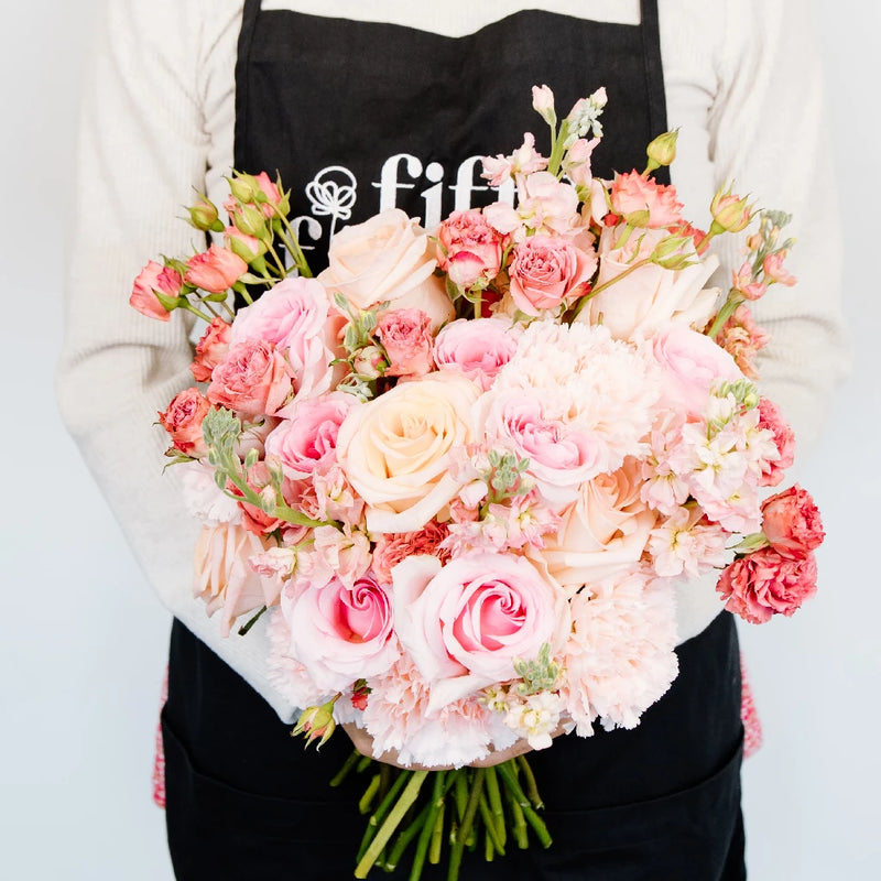 Pink Paradise Flower Bouquet Vase - Image