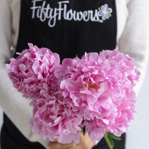 Pink Peony Apron - Image