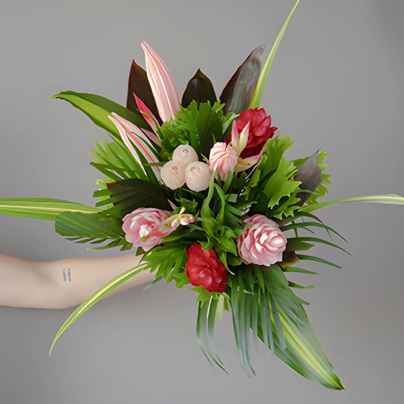 Pink Tropical Mermaid Miracle Wholesale DIY Flower Kit In a Hand