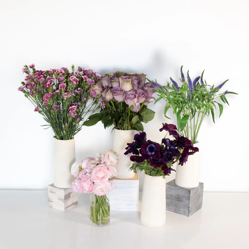 Pleasant Purple Diy Flower Kit Apron - Image