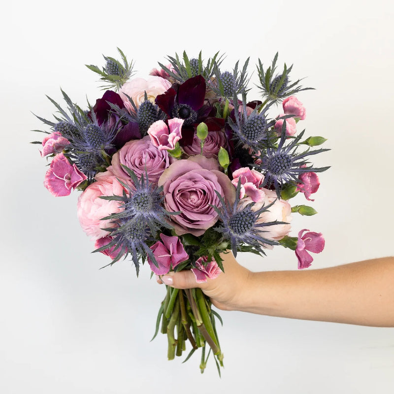 Pleasant Purple Flower Centerpieces Vase - Image