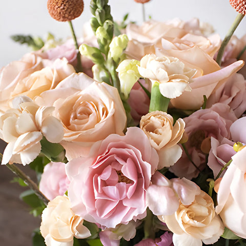 Dreamy Peach Flower Bouquet