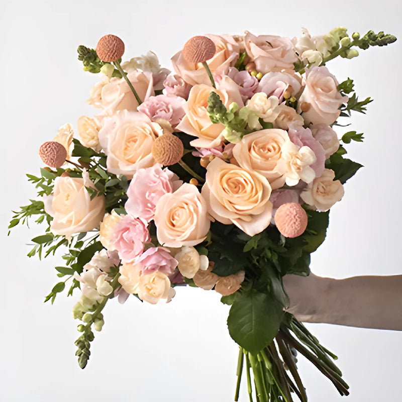 Dreamy Peach Flower Bouquet