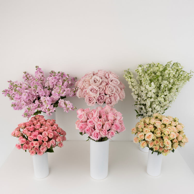 Pretty In Pink Diy Flower Kit Stem - Image