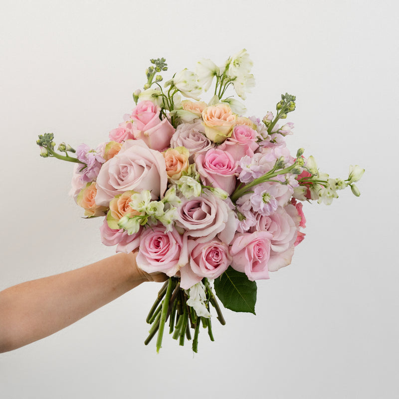Pretty In Pink Flower Bouquet Close Up - Image