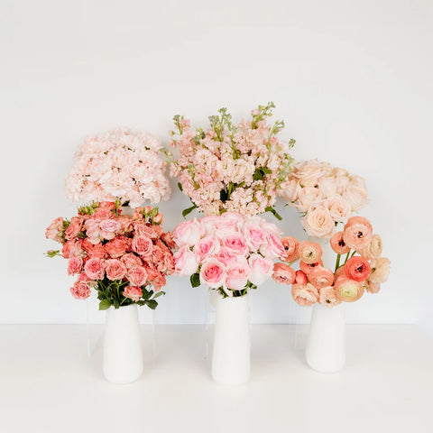 Pink Paradise Bouquet Bar Flower Kit Recipe - Image