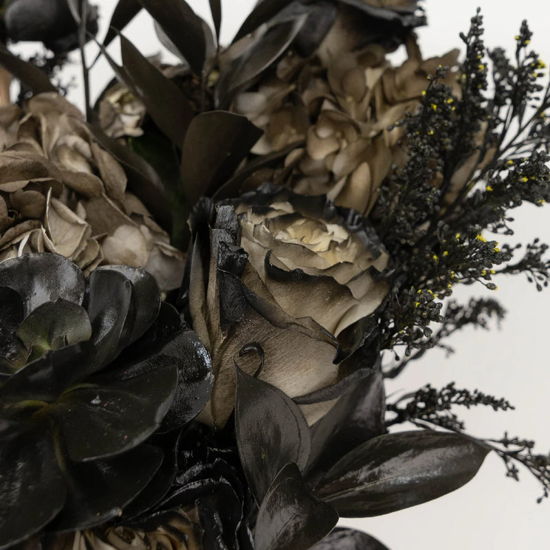 Black Velvet Flower Bouquet Close Up - Image