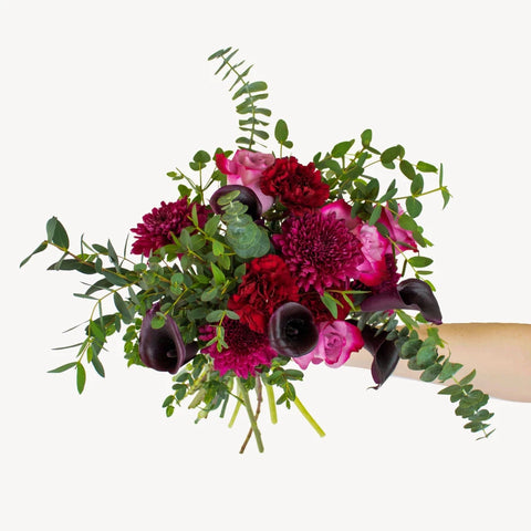Perfection Magenta DIY Flower Kit in Hand