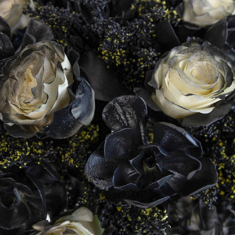 Black Velvet Flower Centerpieces Hand - Image