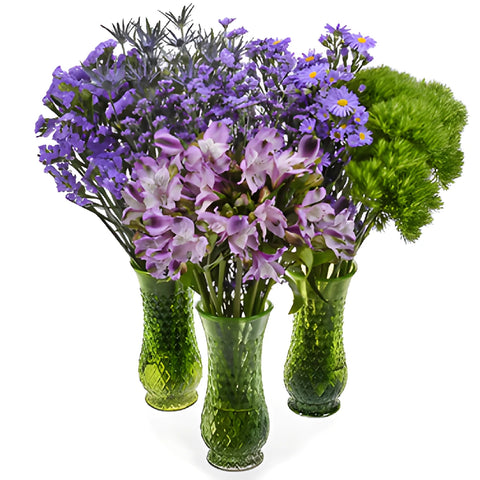 Purple and Lavender Hues DIY Flower Kit