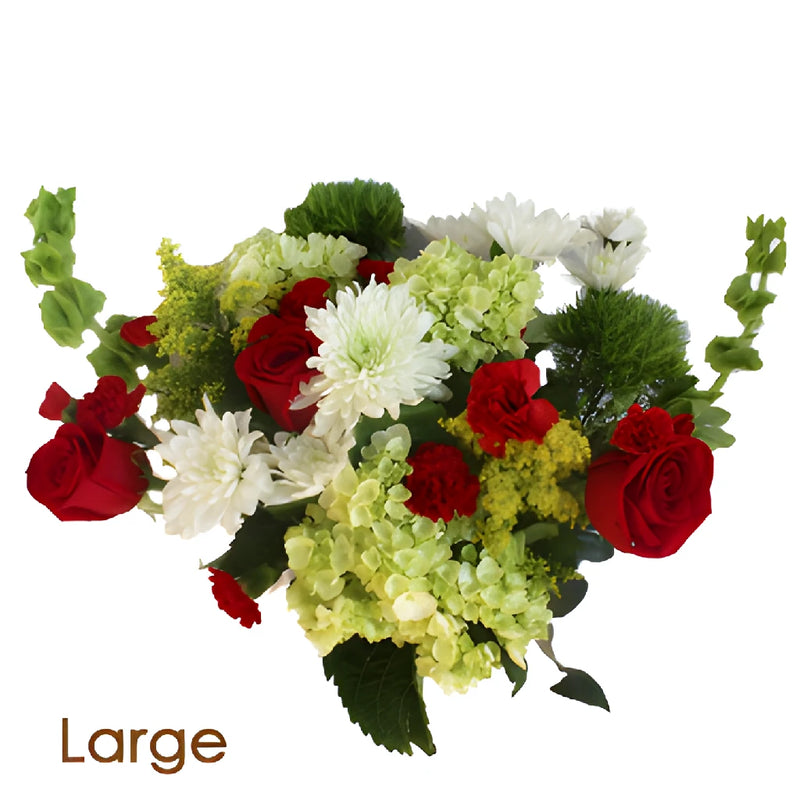 Red Sass Wedding Flower Centerpiece