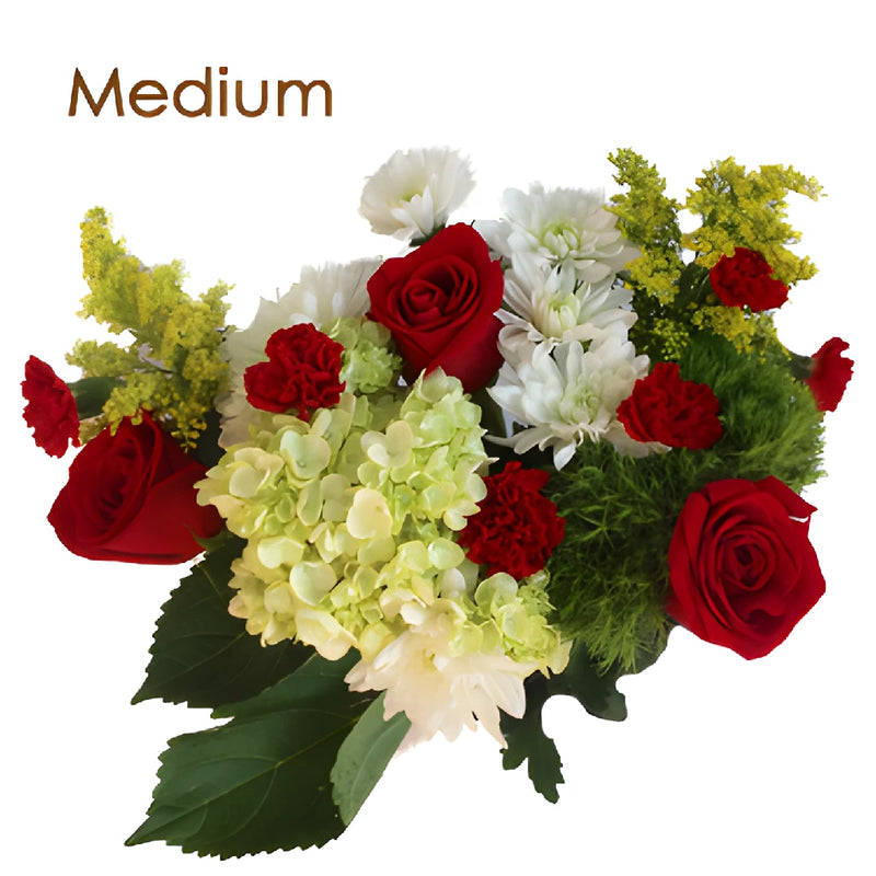 Red Sass Wedding Flower Centerpiece