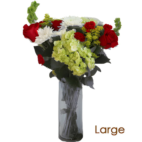 Red Sass Wedding Flower Centerpiece