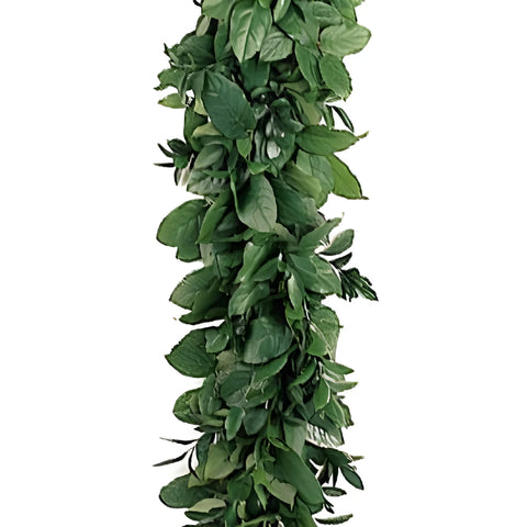 Salal and Ruscus Greens Garland
