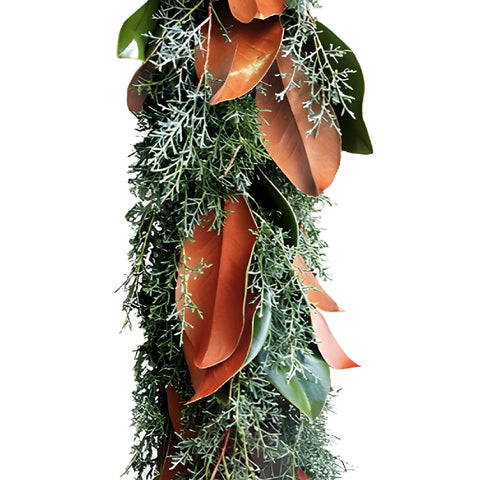 Sapphire Cedar and Magnolia Greens Garland