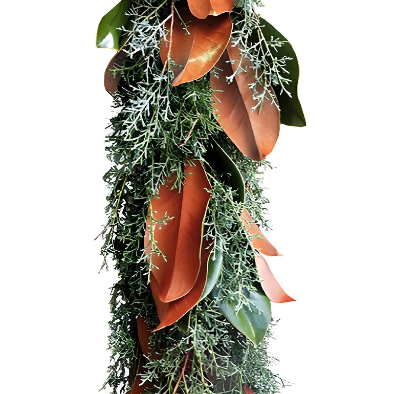 Sapphire Cedar and Magnolia Greens Garland
