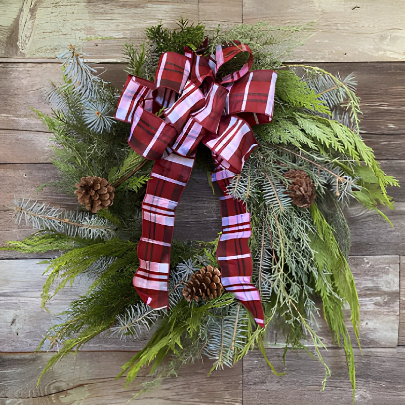 Season's Greetings Wreath DIY Flower Design Class Kit
