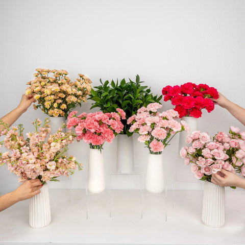 Shades Of Pink Bouquet Bar Kit Close Up - Image