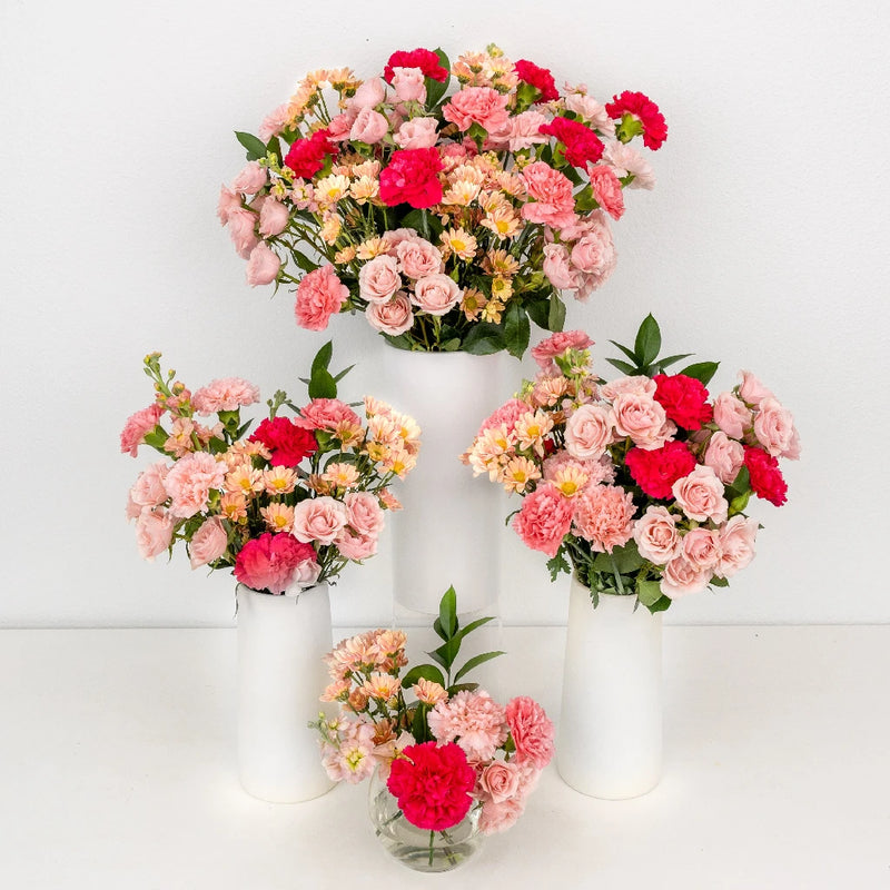 Shades Of Pink Centerpieces Hand - Image
