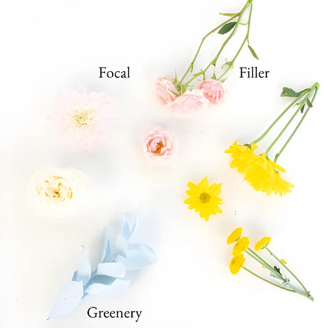 Sincerely Pink Bouquet Bar Flower Kit Close Up - Image