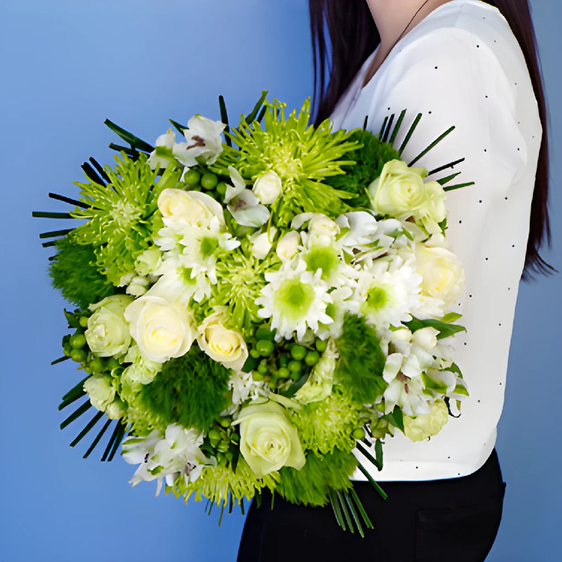 So Fresh, So Green Flower Centerpiece