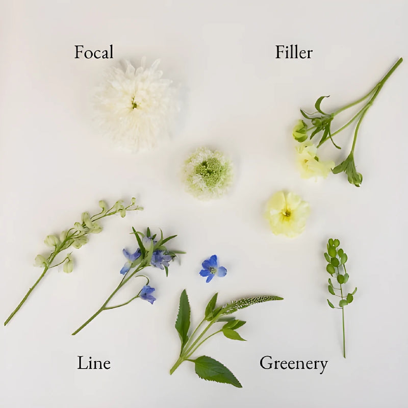 Something Blue Bouquet Bar Flower Kit - Image