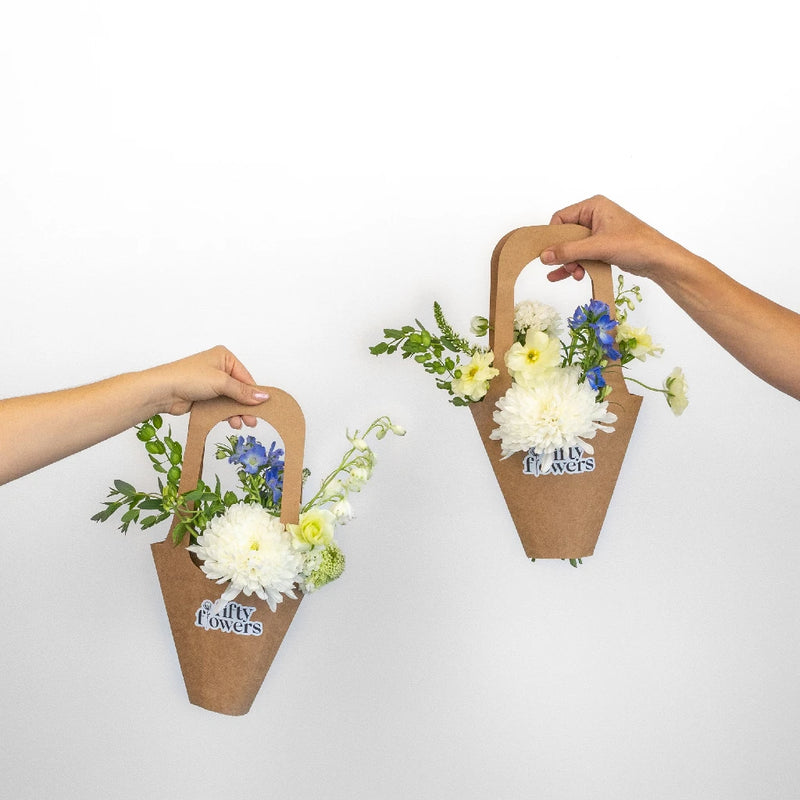 Something Blue Bouquet Bar Flower Kit Apron - Image
