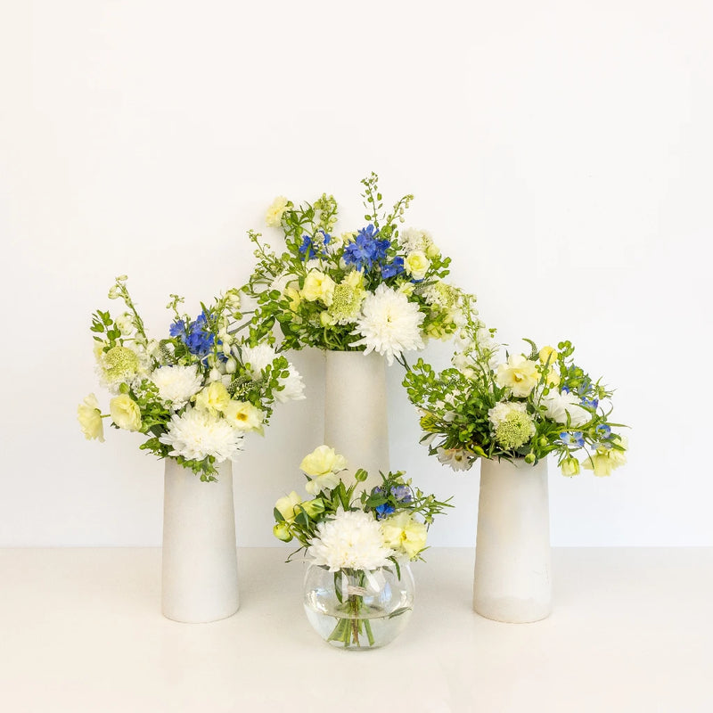 Something Blue Flower Centerpieces Hand - Image