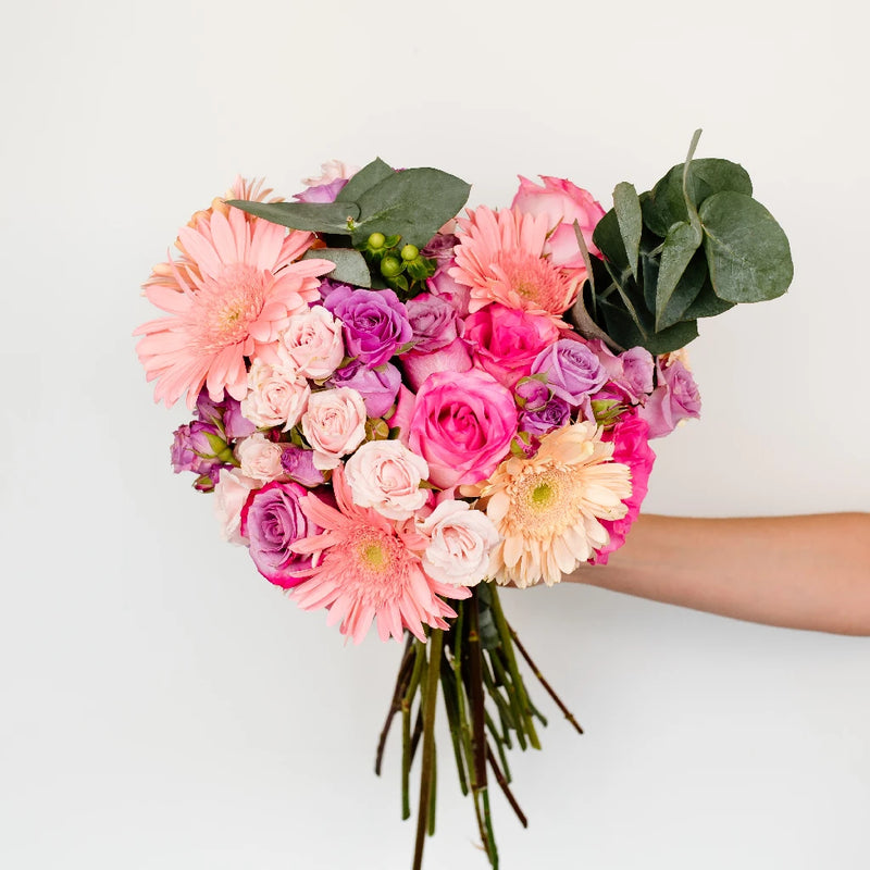 Strike Your Fancy Gerbera Daisy Bouquet Vase - Image