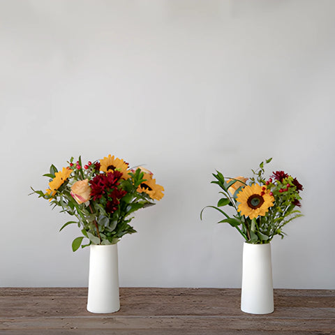 Sunflower Fall wedding centerpiece