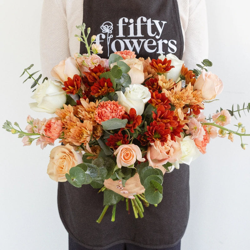 Rustic Grove Flower Centerpiece Apron - Image