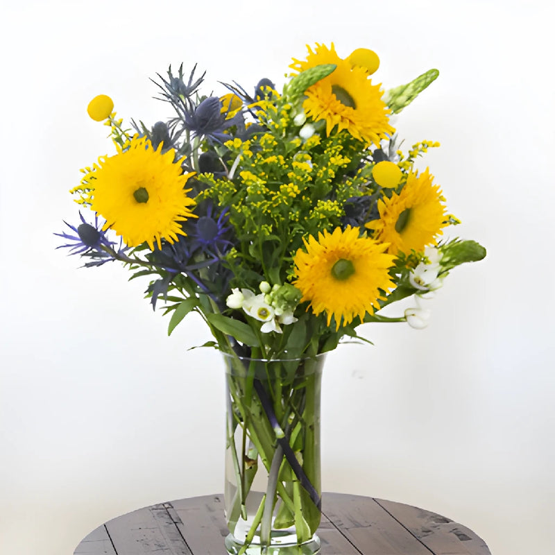 Touch of Yellow Mothers Day Flower Gift Bouquet