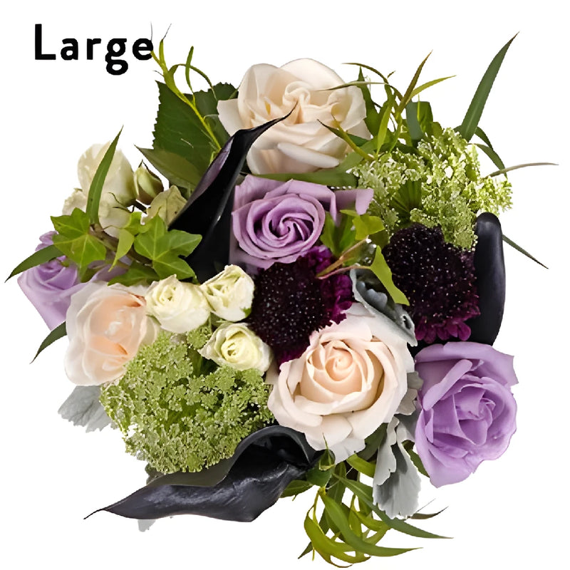 Velvet Twilight Flower Centerpieces