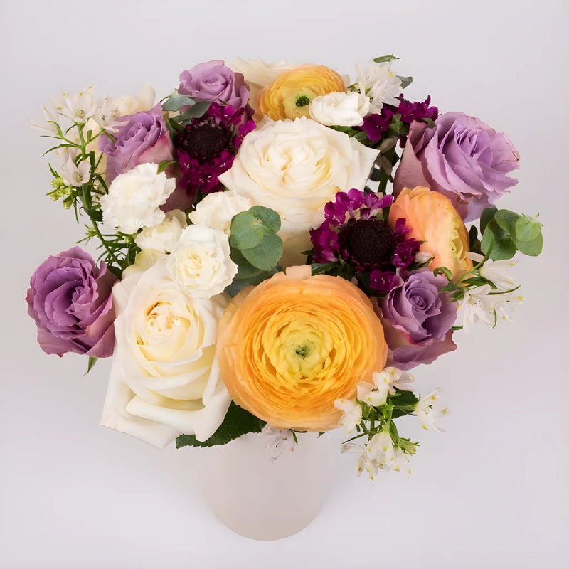 Charming Vintage Flower Arrangement Vase - Image