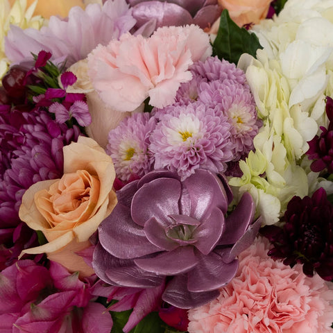 Chickadee Flower Bouquet Close Up - Image