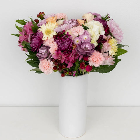 Chickadee Flower Bouquet Vase - Image
