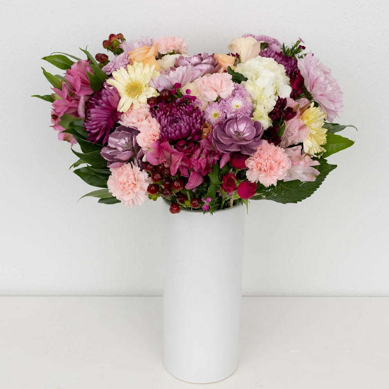 Chickadee Flower Bouquet Vase - Image