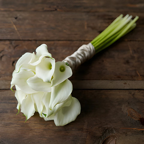White Mini Calla Lily Centerpieces